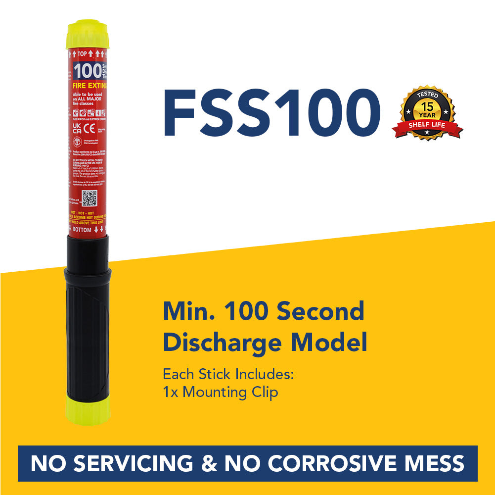 FSS100 (Standard) – 100 Second Fire Safety Stick