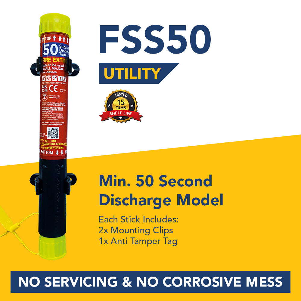 FSS50 Utility (Vehicles) – 50 Second Fire Safety Stick