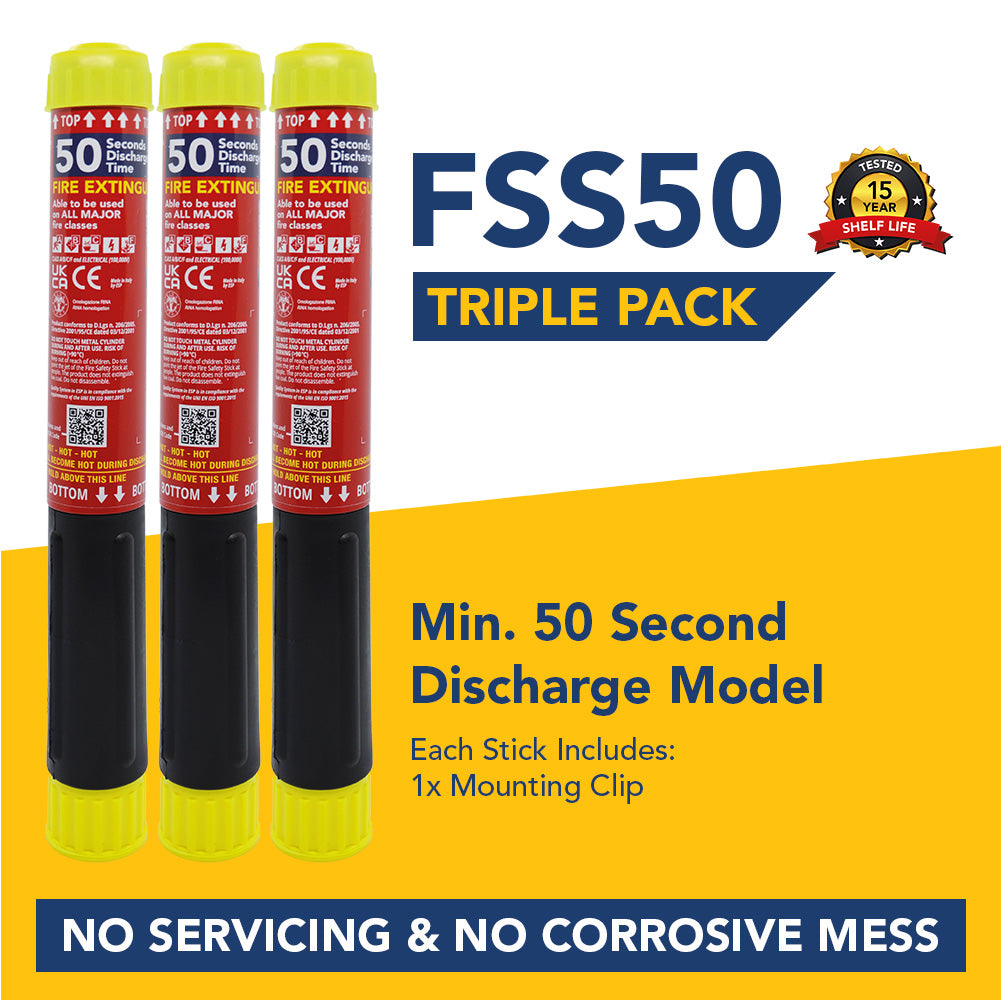 FSS50 (Standard) – 50 Second Fire Safety Stick