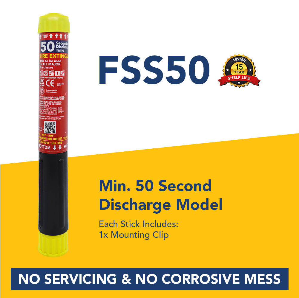 FSS50 (Standard) – 50 Second Fire Safety Stick